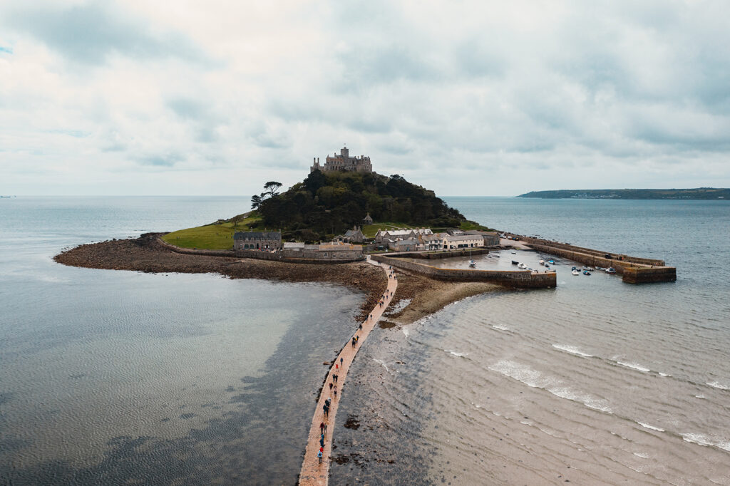 Winter road trip Cornwall St Michael's Mount