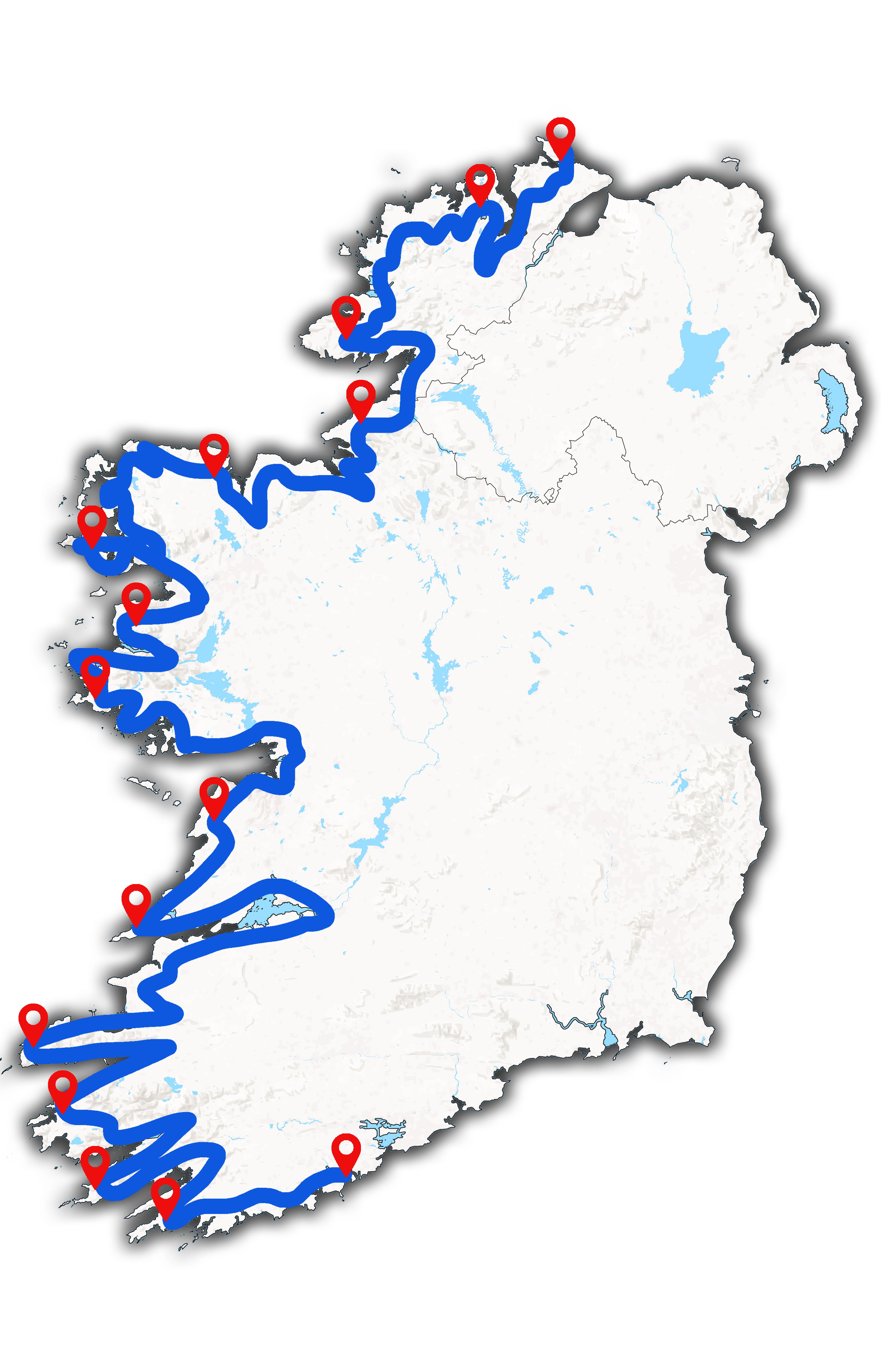 Wild Atlantic Way Route