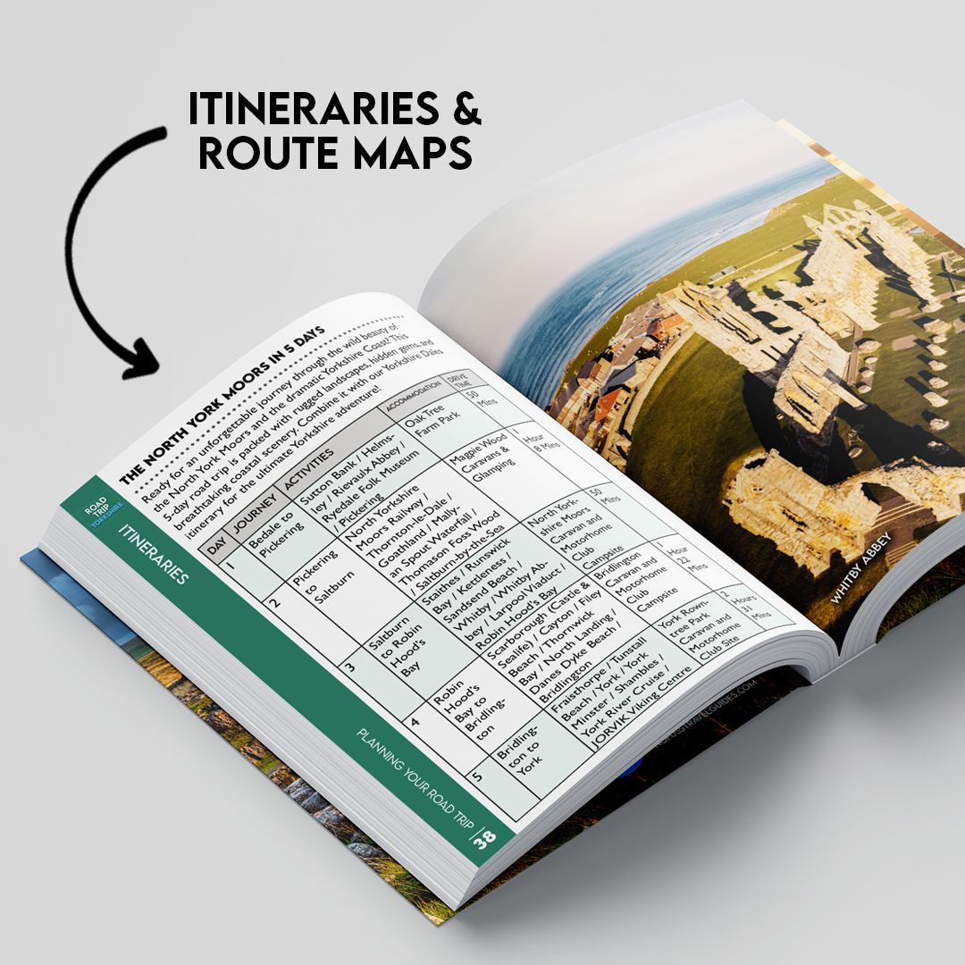 Road Trip Yorkshire Guide Book - The Ultimate Guide to The Yorkshire Dales Moors & Coast by Robbie Roams - Image 5