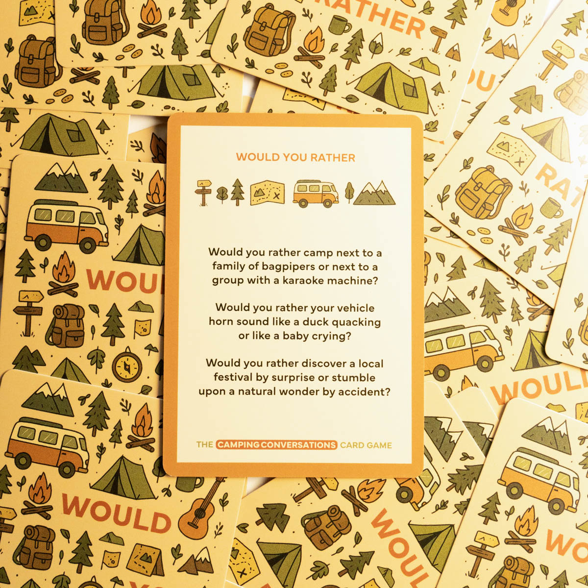 Camping Conversations Card Game