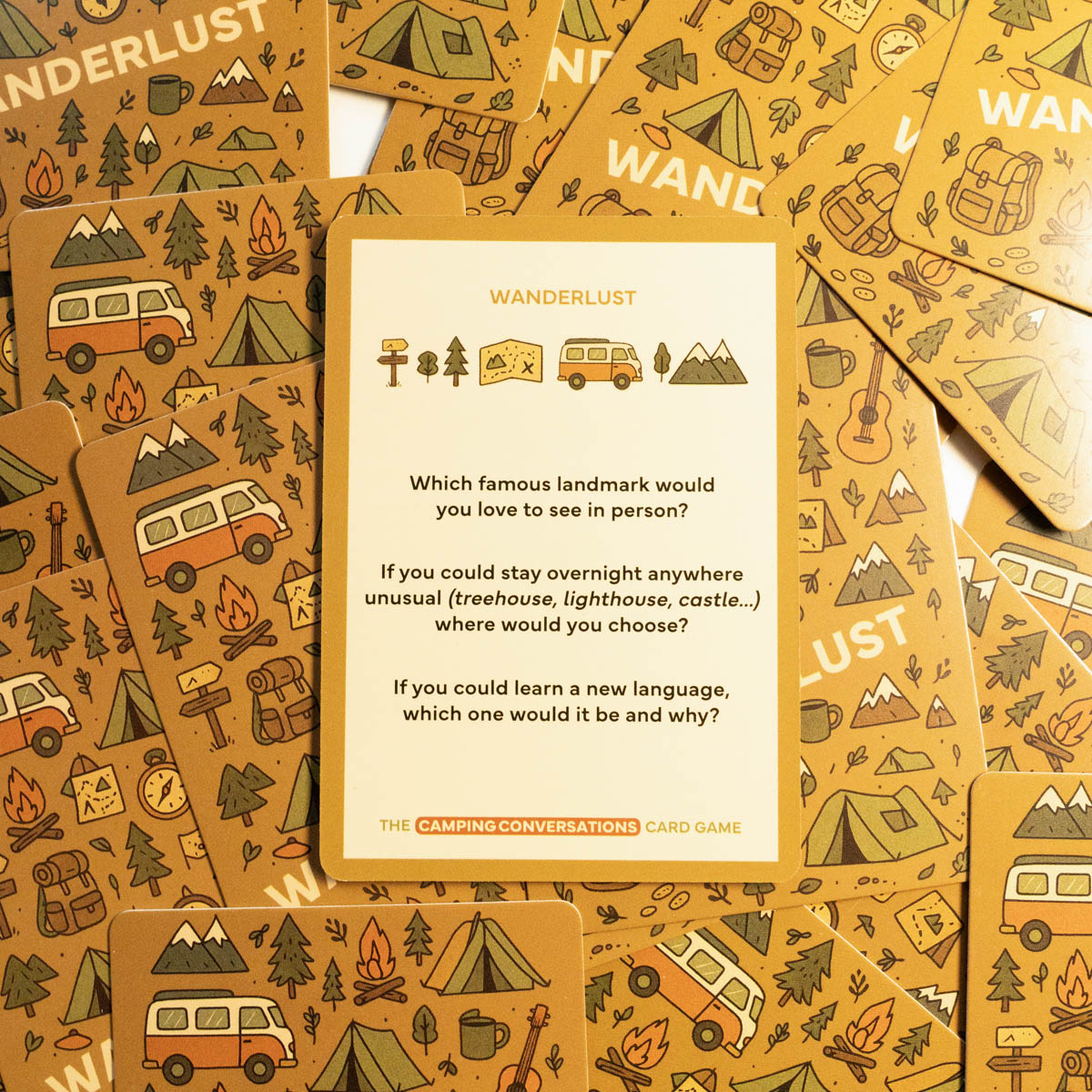 Camping Conversations Card Game