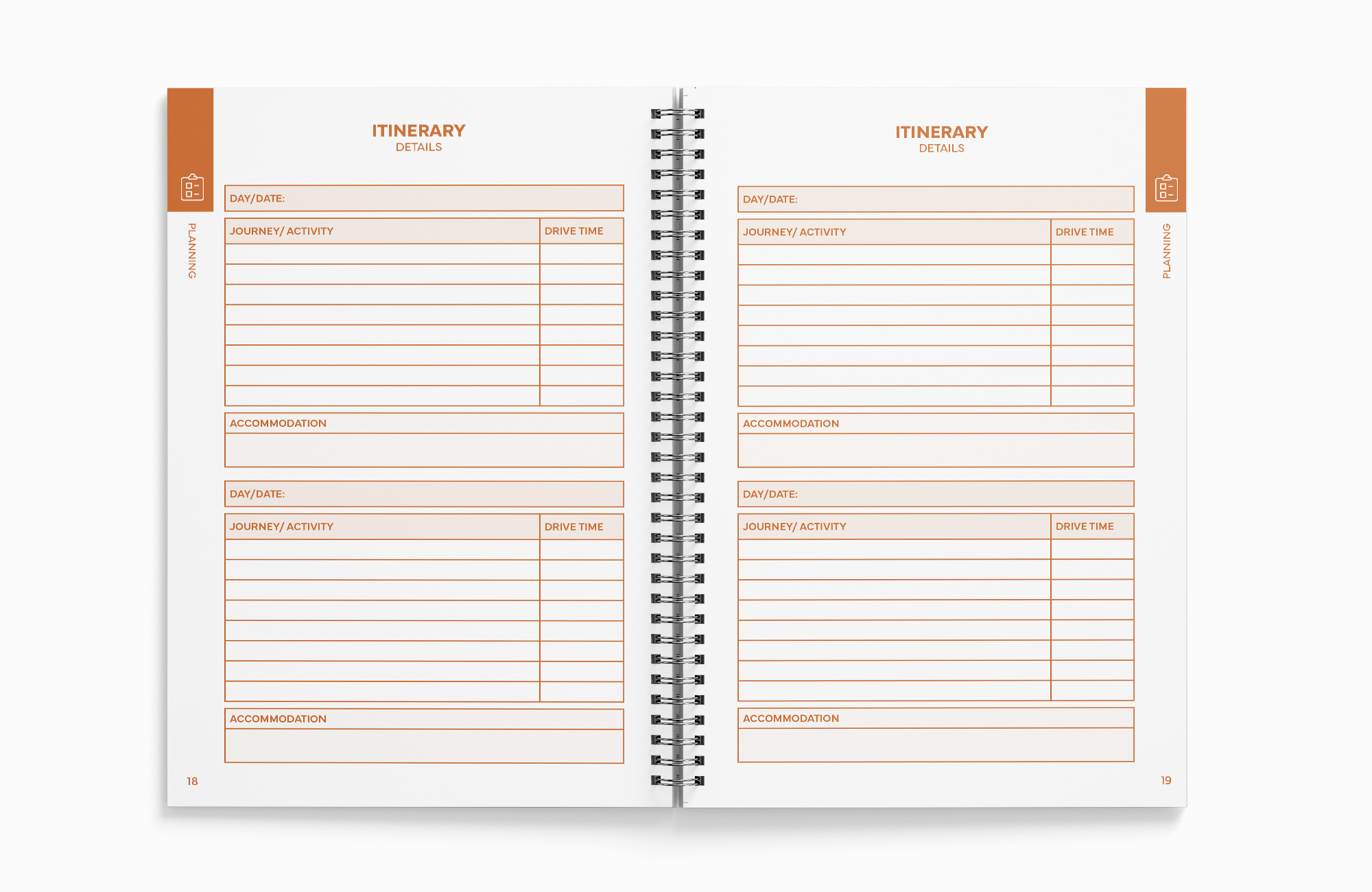 Road Trip Logbook Journal & Planner