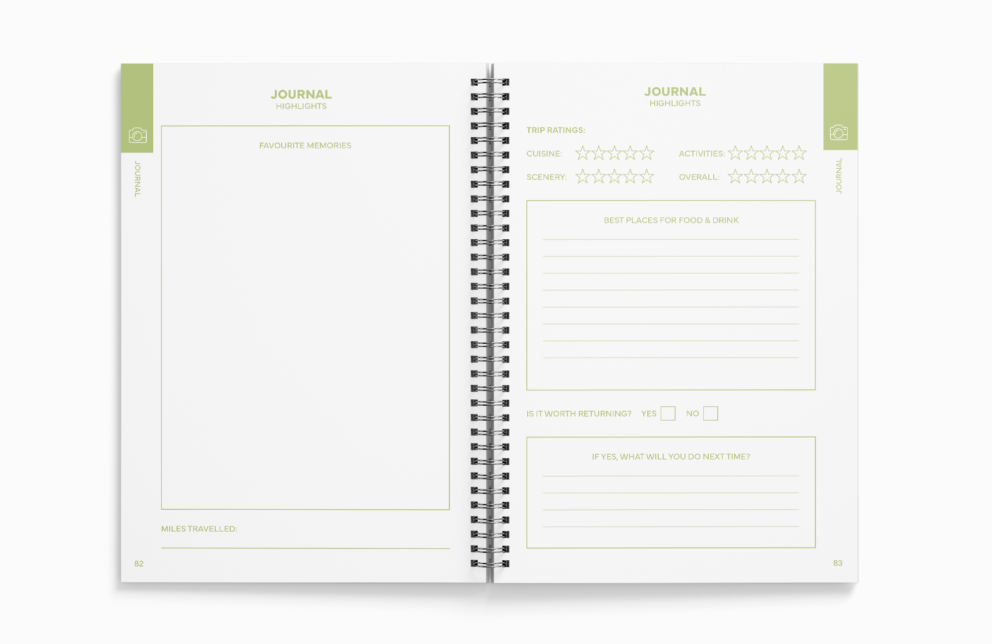 Road Trip Logbook Journal & Planner