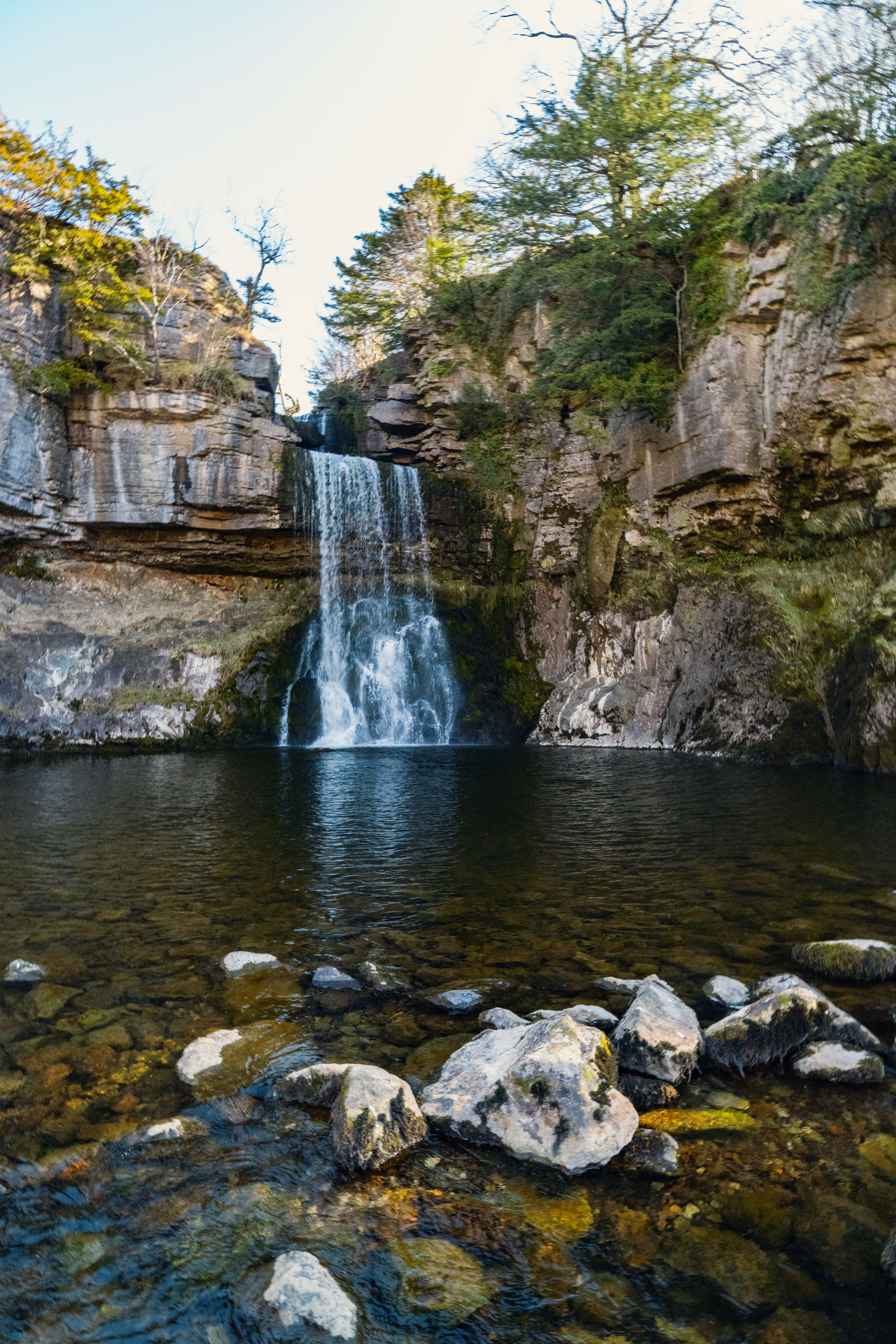 Our favourite motorhome and campervan stops in Yorkshire. Ingleton Waterfalls Trail