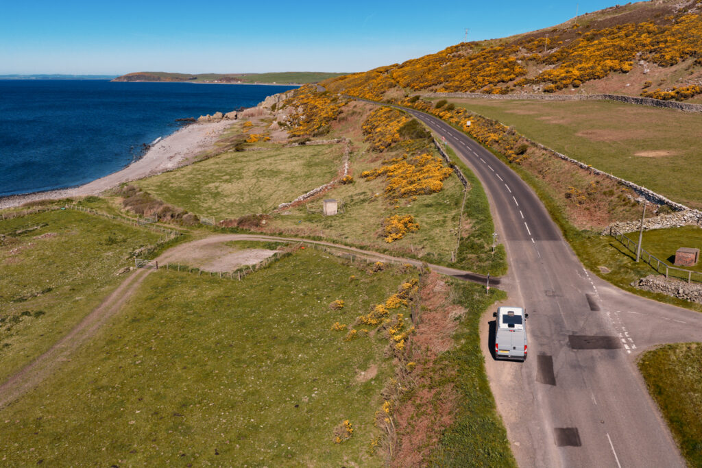 Sea view on drive -Machars Peninsula