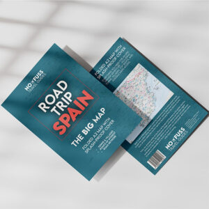 Road Trip Spain - The Big Map - A2 Foldable Splashproof Road Map